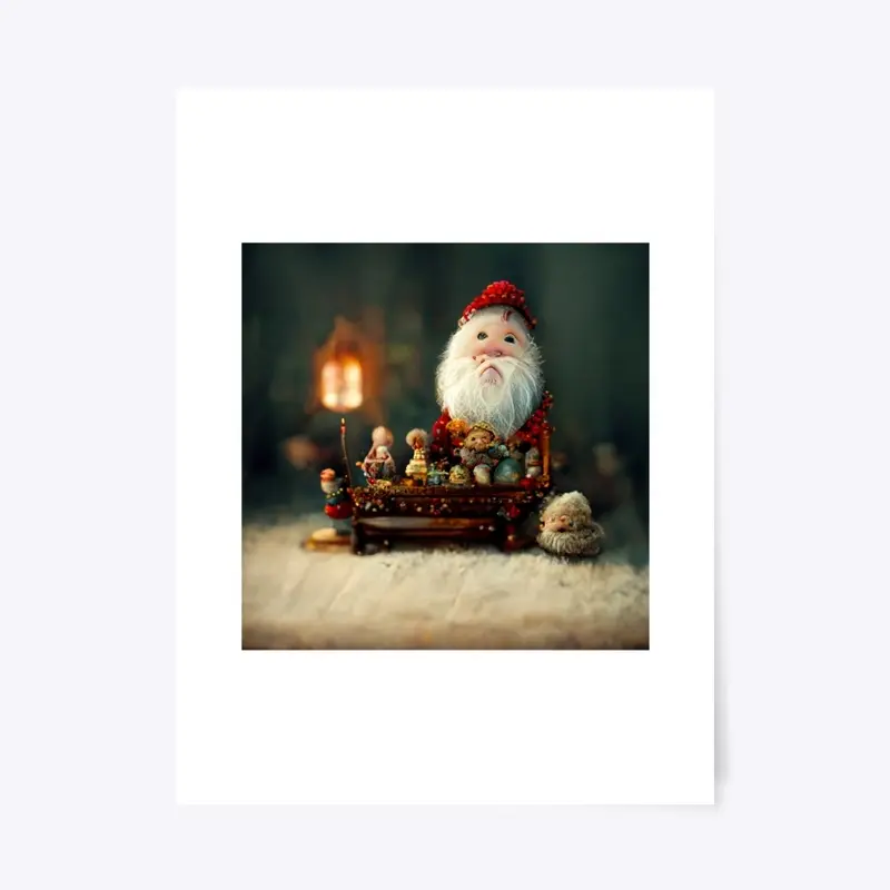 Santa Claus in the interior