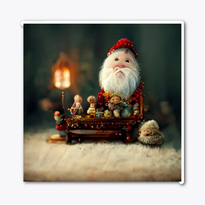 Santa Claus in the interior