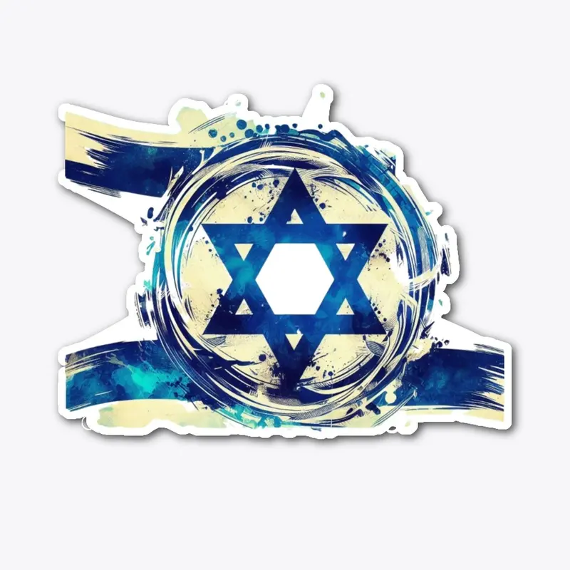 The flag of the State of Israel 